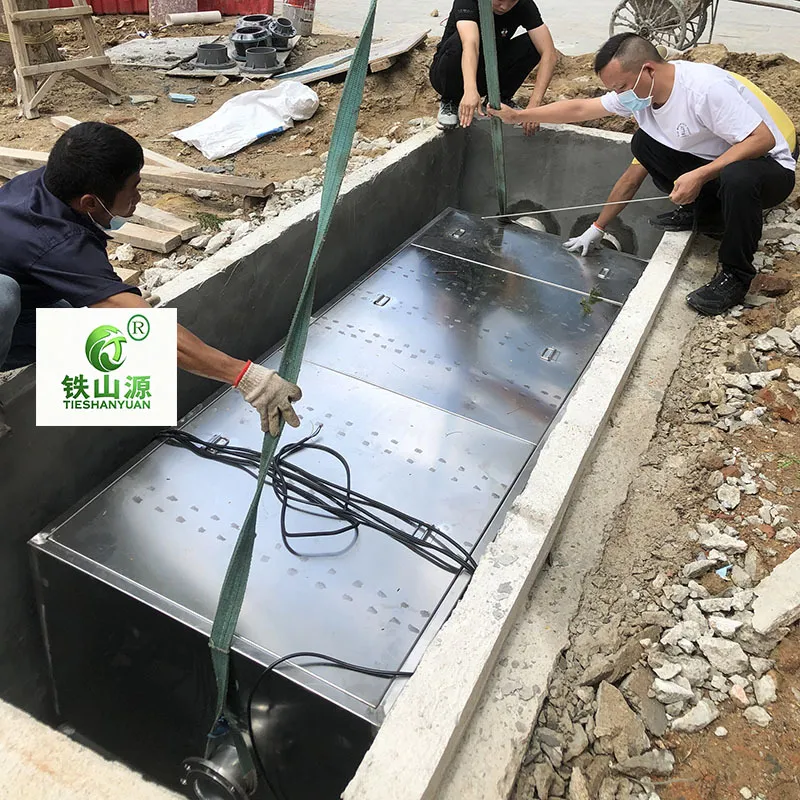 Installation Case: Underground Grease Trap System