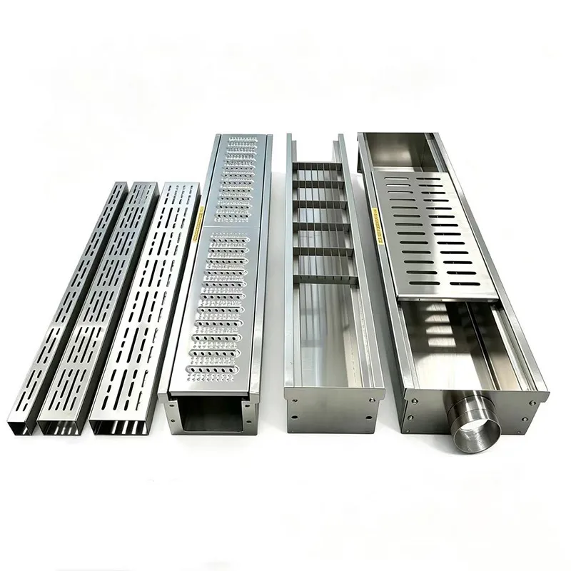 304 Stainless Steel Trench Drain Channel | Commercial Kitchen Floor Drain System