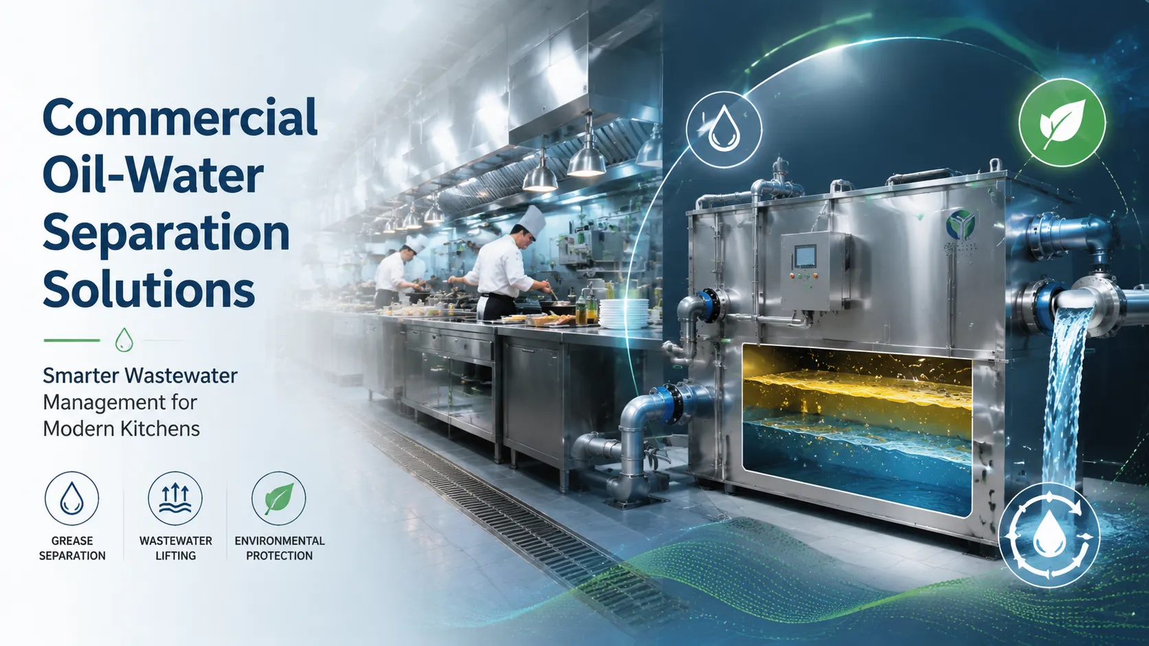 Commercial Oil-Water Separation Equipment: A Smarter Solution for Modern Kitchen Wastewater Management