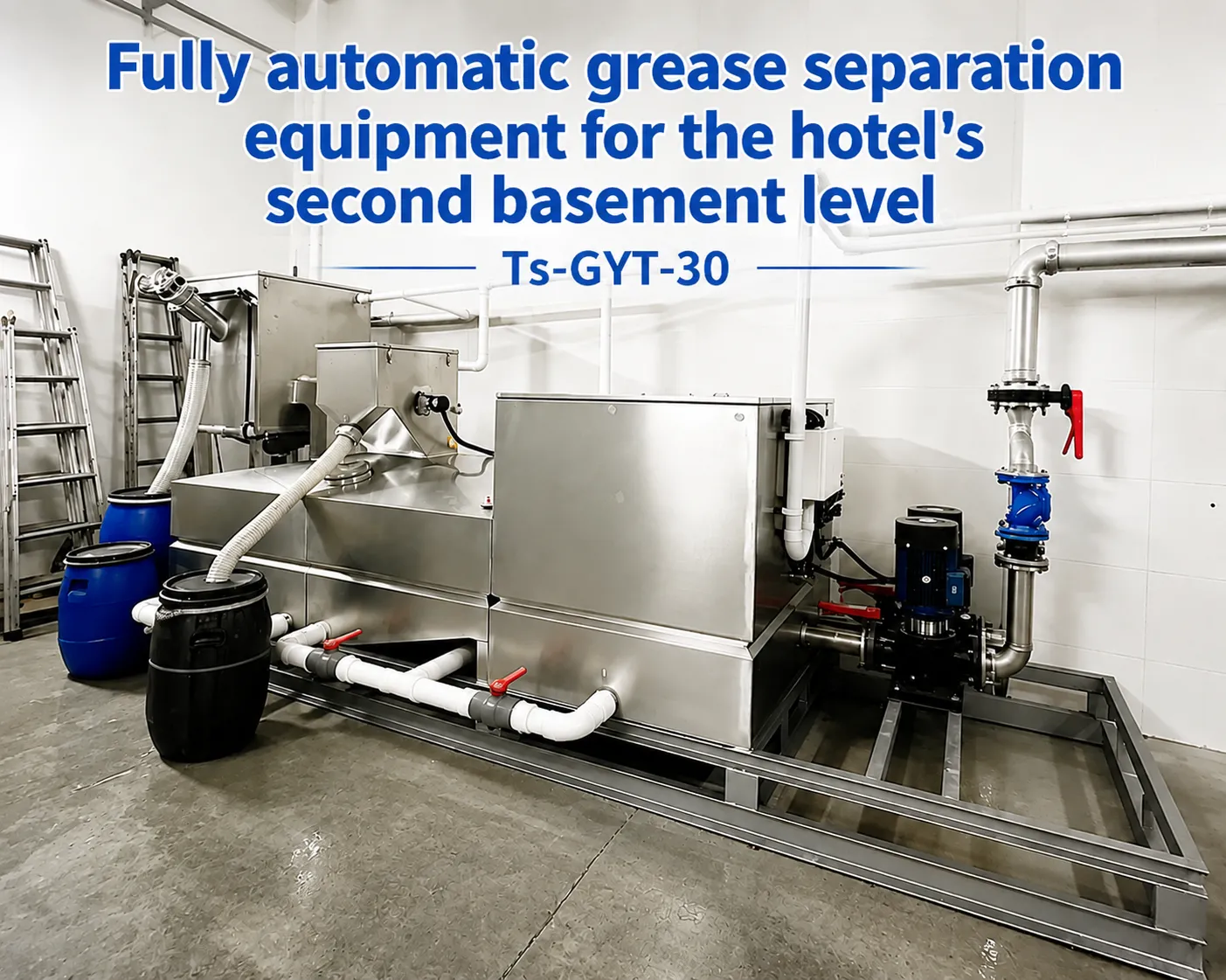 Fully Automated Integrated Grease Trap: Enabling Low-Cost, Compliant Operations for Hotel Kitchens